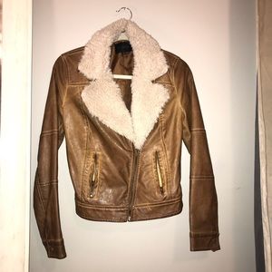 Faux Leather Jacket